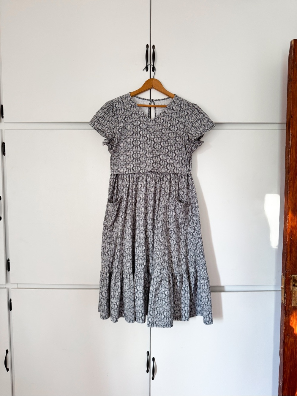 Super Cute Dresses winsome woods Canterbury patch nursing friendly dress